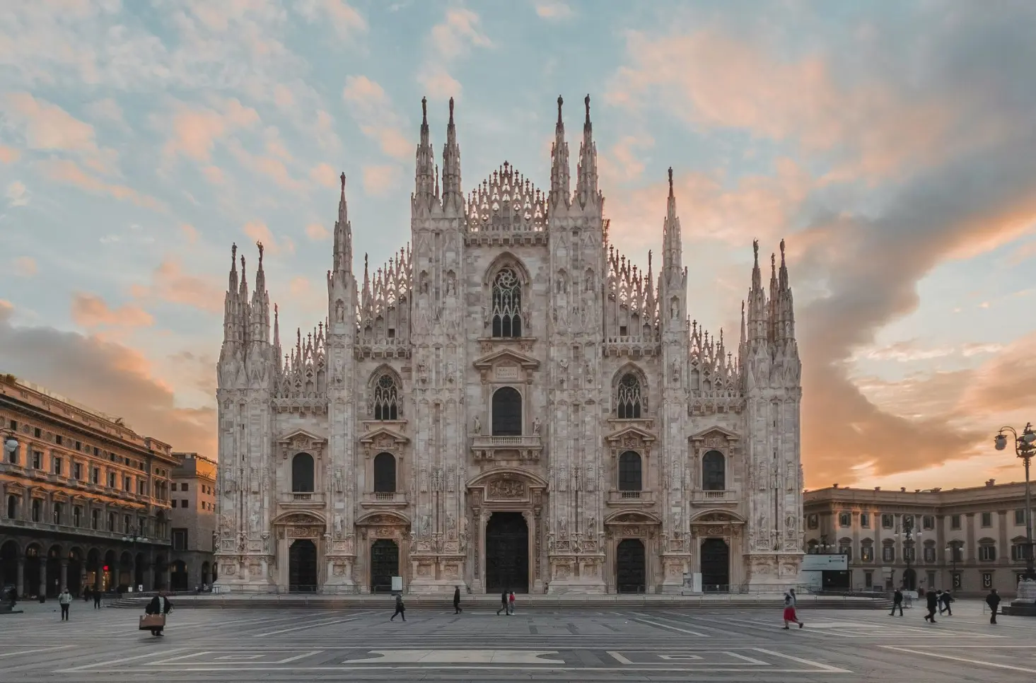View of Duomo Milan View of the Milan Duomo Cathedral, just a short walk from Lockey luggage storage near Milano Centrale Station